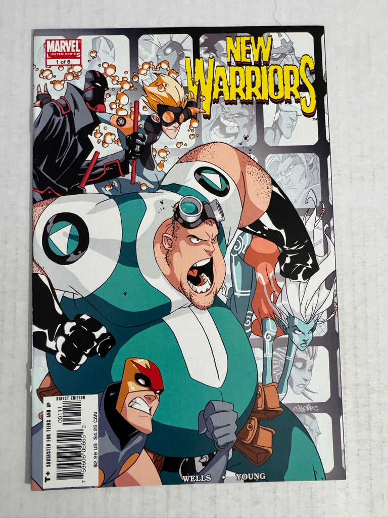 NEW WARRIORS #1 Vol 3 NM Skottie Young Cover