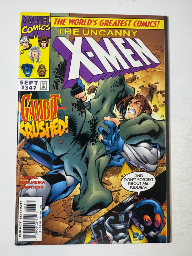 UNCANNY X-MEN #347 Joe Madureira Cover