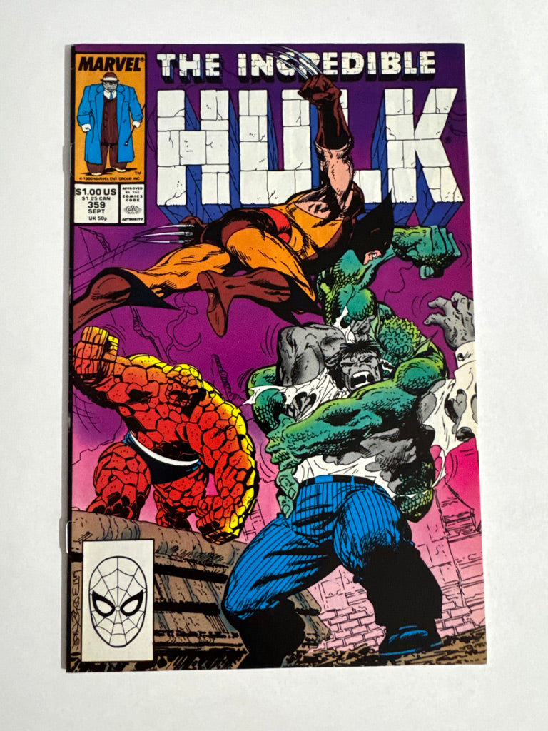 INCREDIBLE HULK #359 VF John Byrne Cover