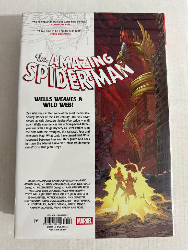 AMAZING SPIDER-MAN By ZEB WELLS Vol 1 OMNIBUS HC Sealed Ben Su Cover