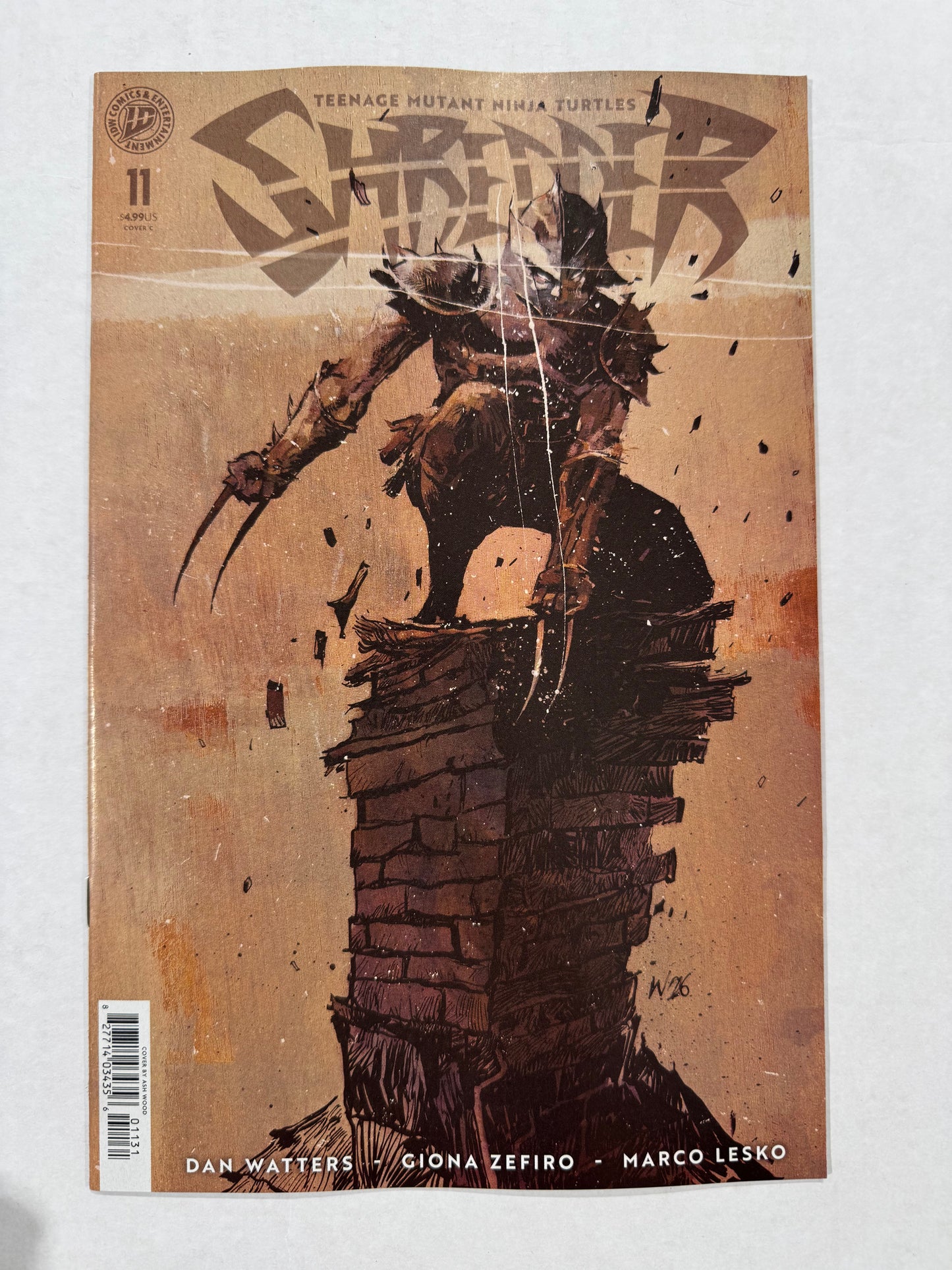 TEENAGE MUTANT NINJA TURTLES: SHREDDER #11 NM Cover C Ashley Wood Variant