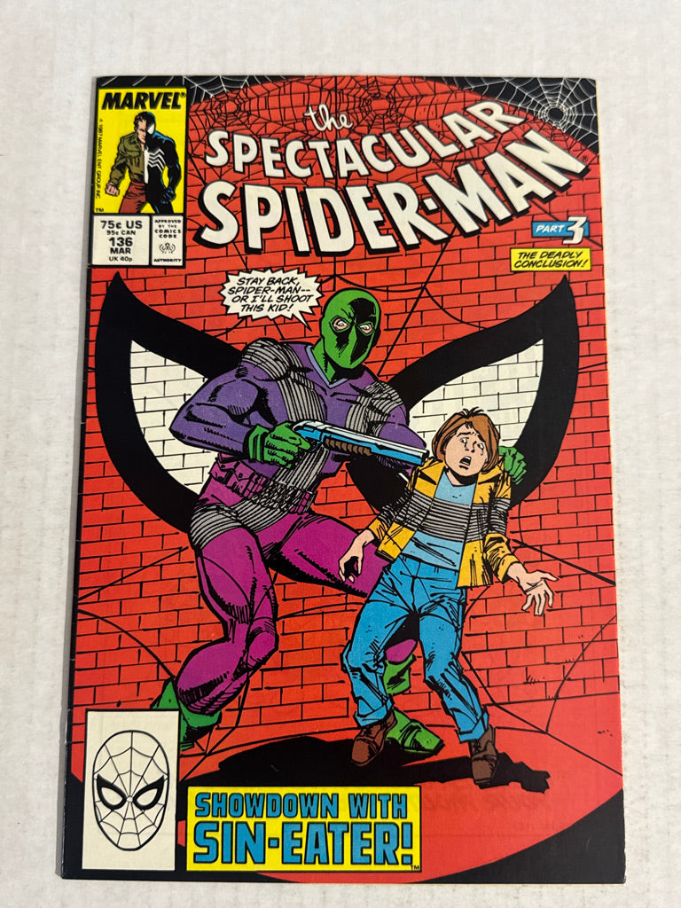 SPECTACULAR SPIDER-MAN #136 FN/VF