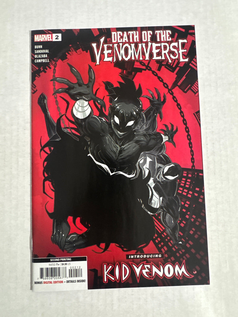 DEATH OF VENOMVERSE #2 NM 2nd Print Variant