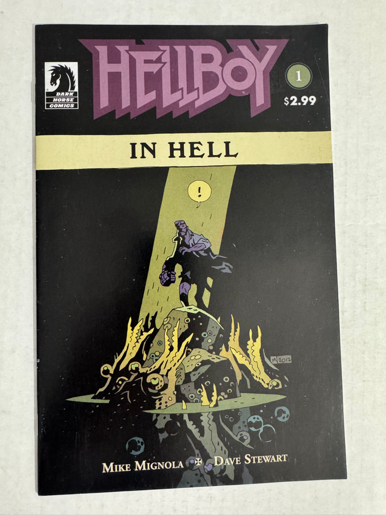 HELLBOY IN HELL #1 VF Mike Mignola Cover