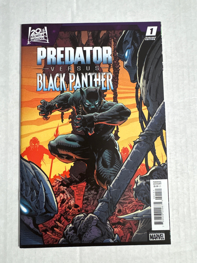 PREDATOR VERSUS BLACK PANTHER #1 NM Philip Tan Variant
