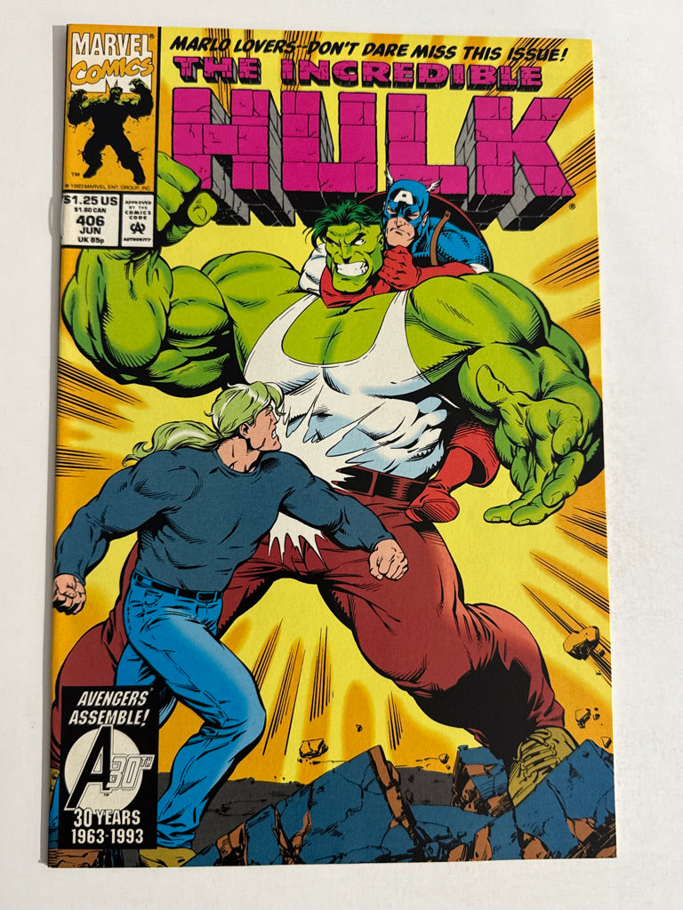 INCREDIBLE HULK #406 NM Gary Frank Cover