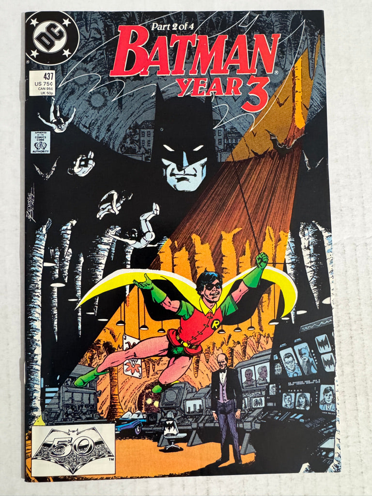 BATMAN #437 NM- George Perez Cover