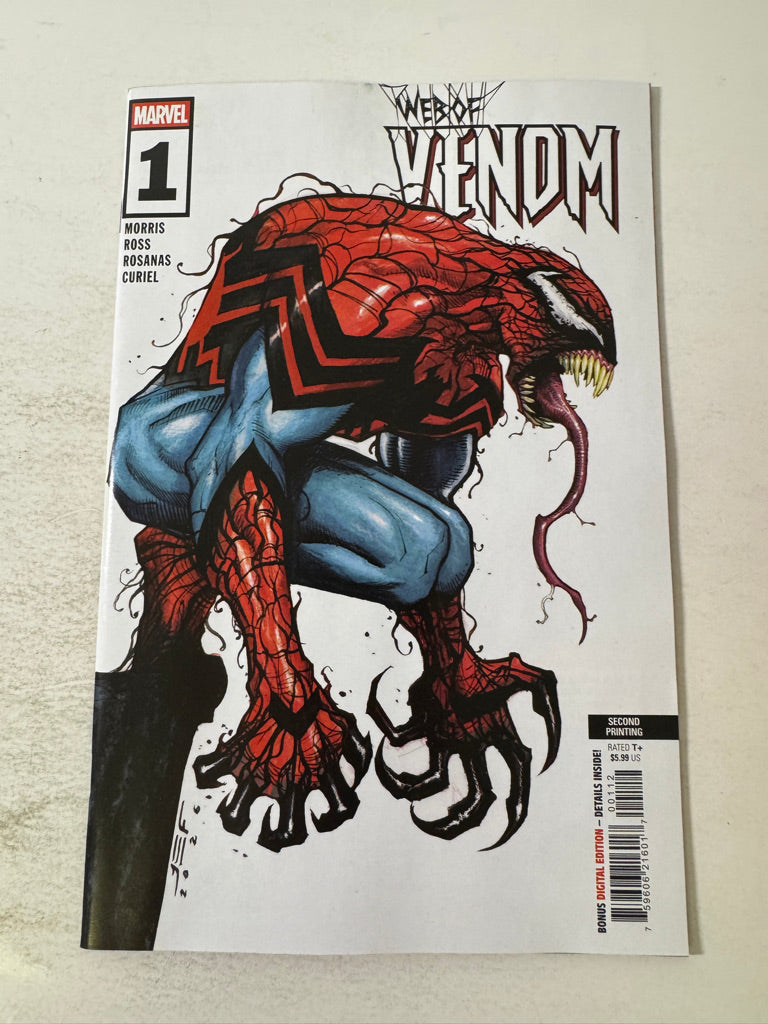 WEB OF VENOM #1 NM 2nd Print Variant