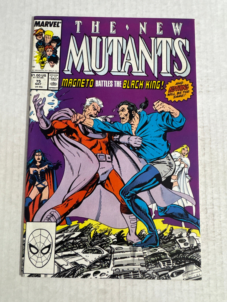 NEW MUTANTS #75 VF+ John Byrne Cover
