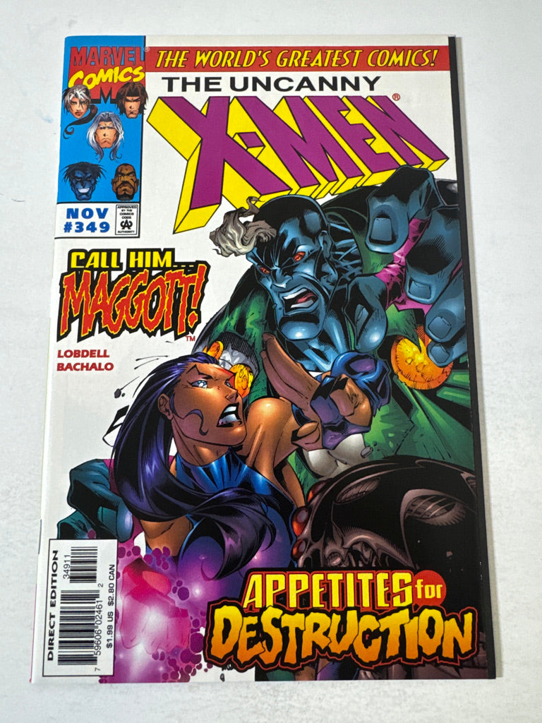 UNCANNY X-MEN #349 NM Joe Madureira Cover
