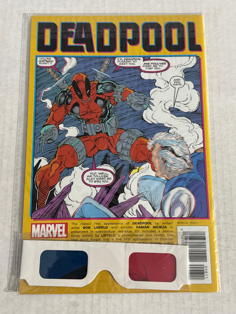 NEW MUTANTS #98 NM Rob Liefeld Cover 3D Variant