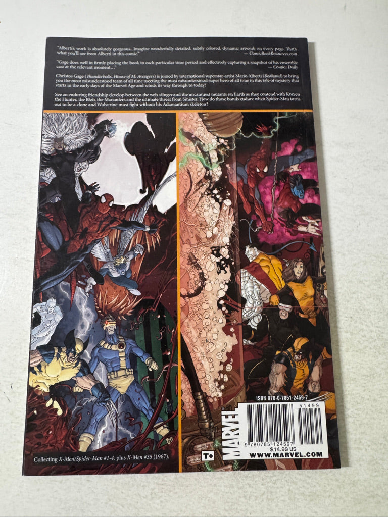 X-MEN AND SPIDER-MAN TPB OOP NM