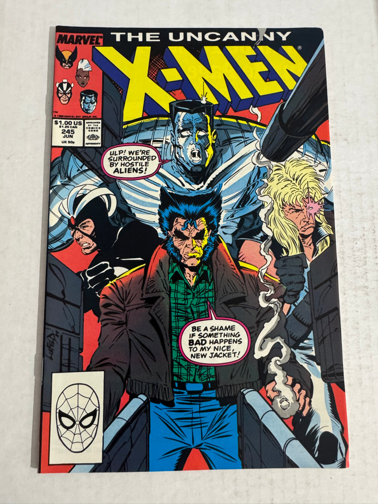 UNCANNY X-MEN #245 NM Rob Liefeld Cover