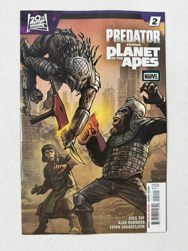 PREDATOR VS. PLANET OF THE APES #2 NM