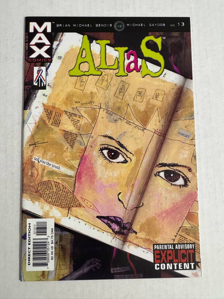 ALIAS #13 NM David Mack Cover