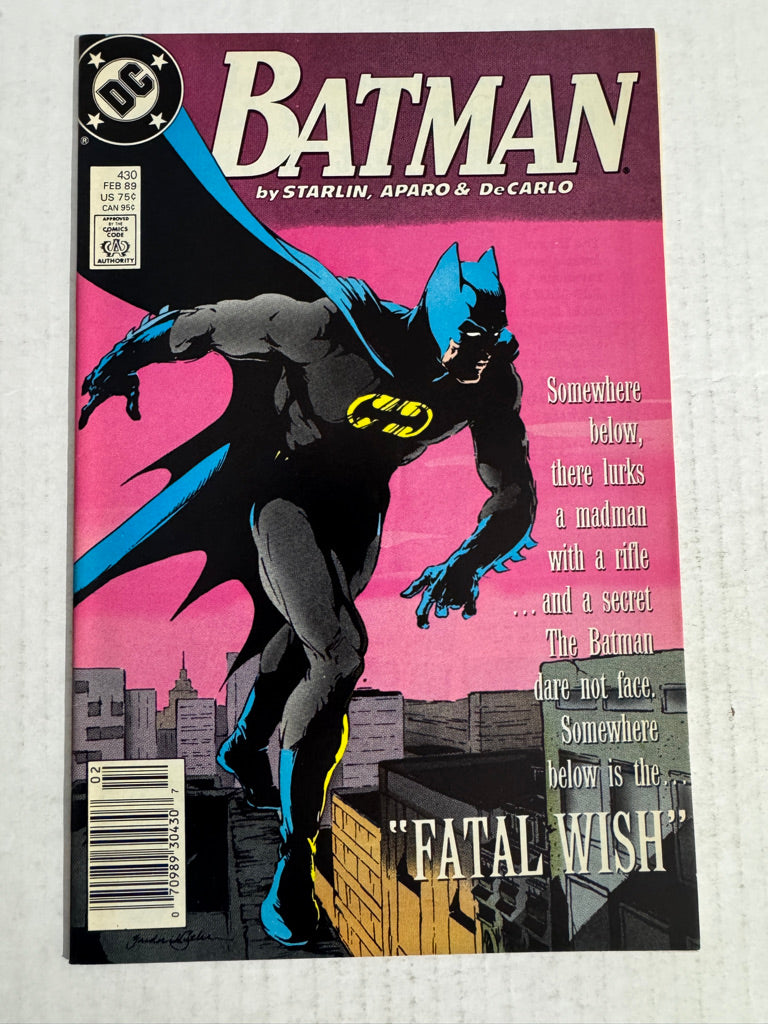 BATMAN #430 NM- NEWSSTAND