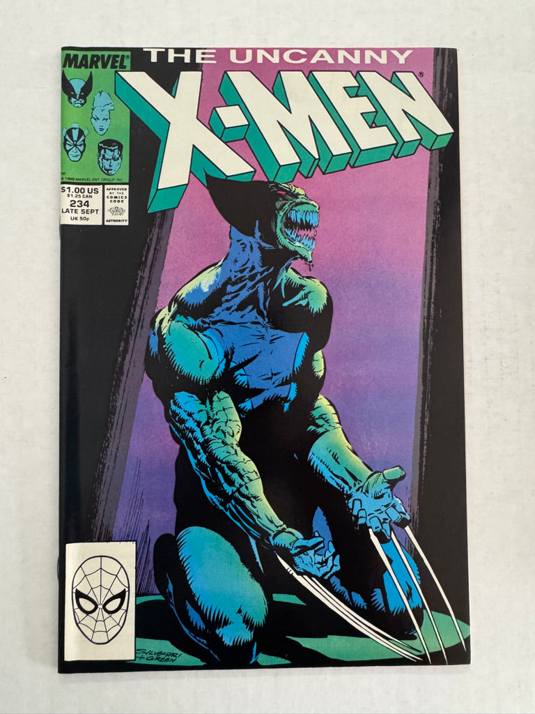 UNCANNY X-MEN #234 Marc Silvestri Cover
