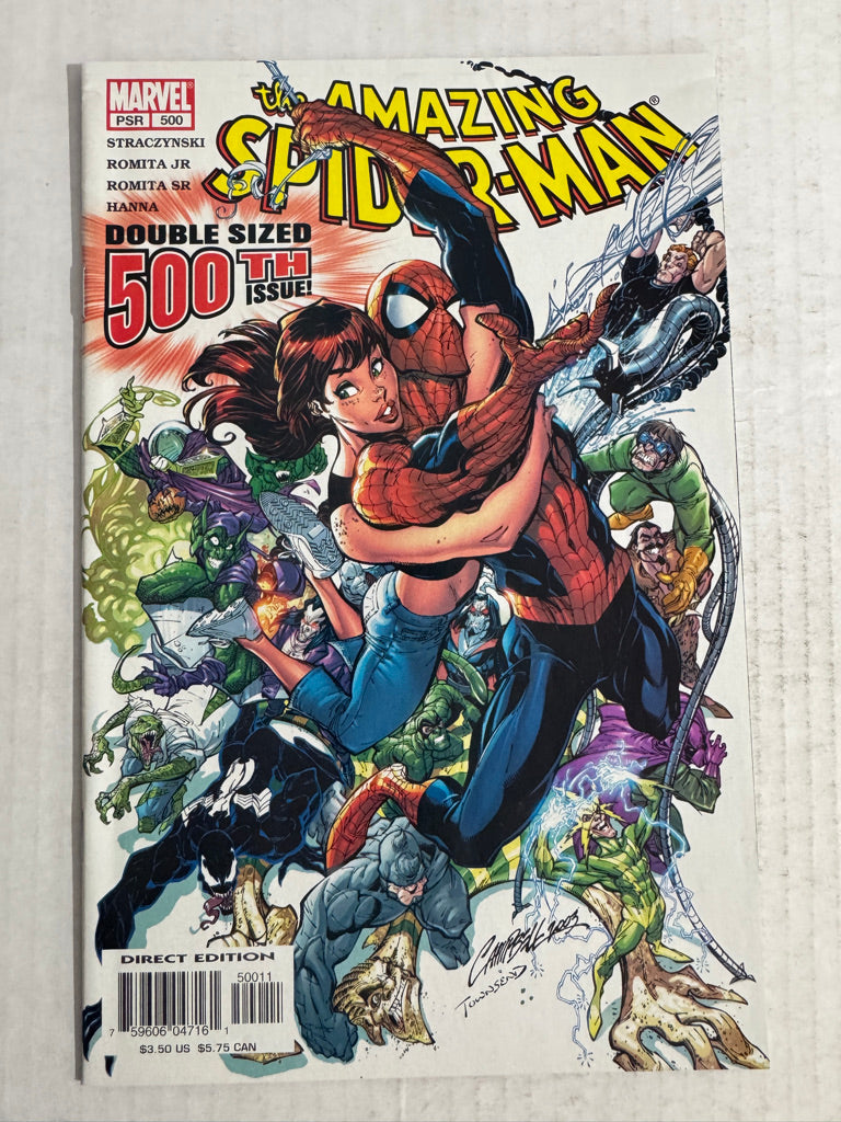 AMAZING SPIDER-MAN #500 VF J Scott Campbell Variant