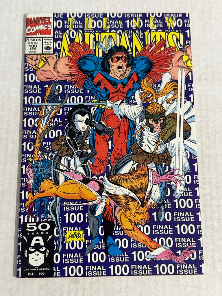 NEW MUTANTS #100 NM- Rob Liefeld Cover 1ST APPEARANCE