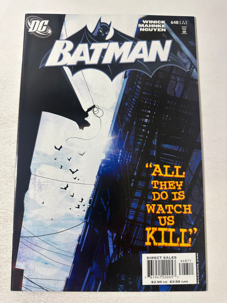 BATMAN #648 NM Jock Cover