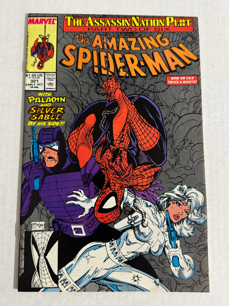AMAZING SPIDER-MAN #321 VF Todd McFarlane Cover