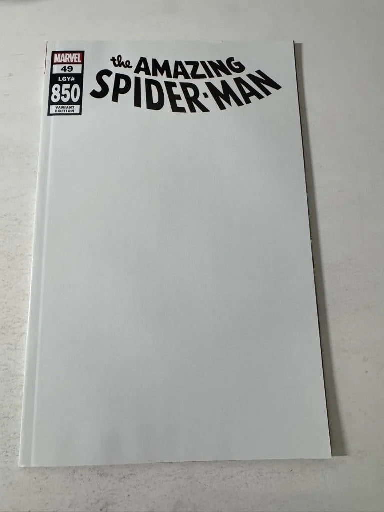 AMAZING SPIDER-MAN #49 Vol 5 NM Blank Variant