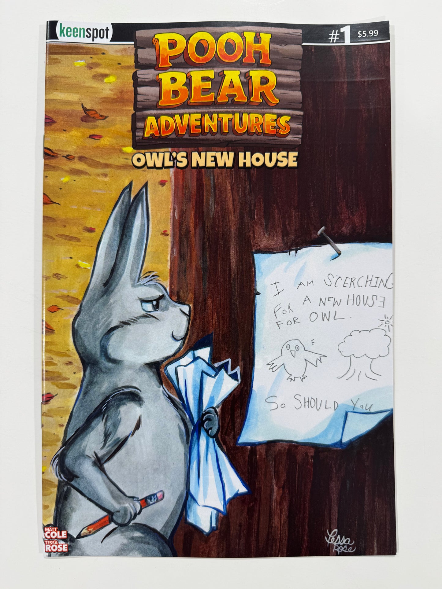 POOH BEAR ADVENTURES: OWL'S NEW HOUSE #1 NM