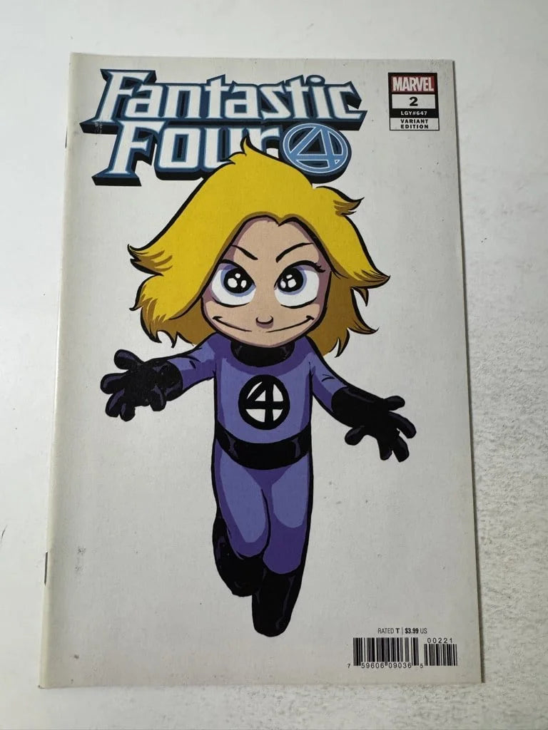 FANTASTIC FOUR #2 Vol 6 VF/NM Skottie Young Variant
