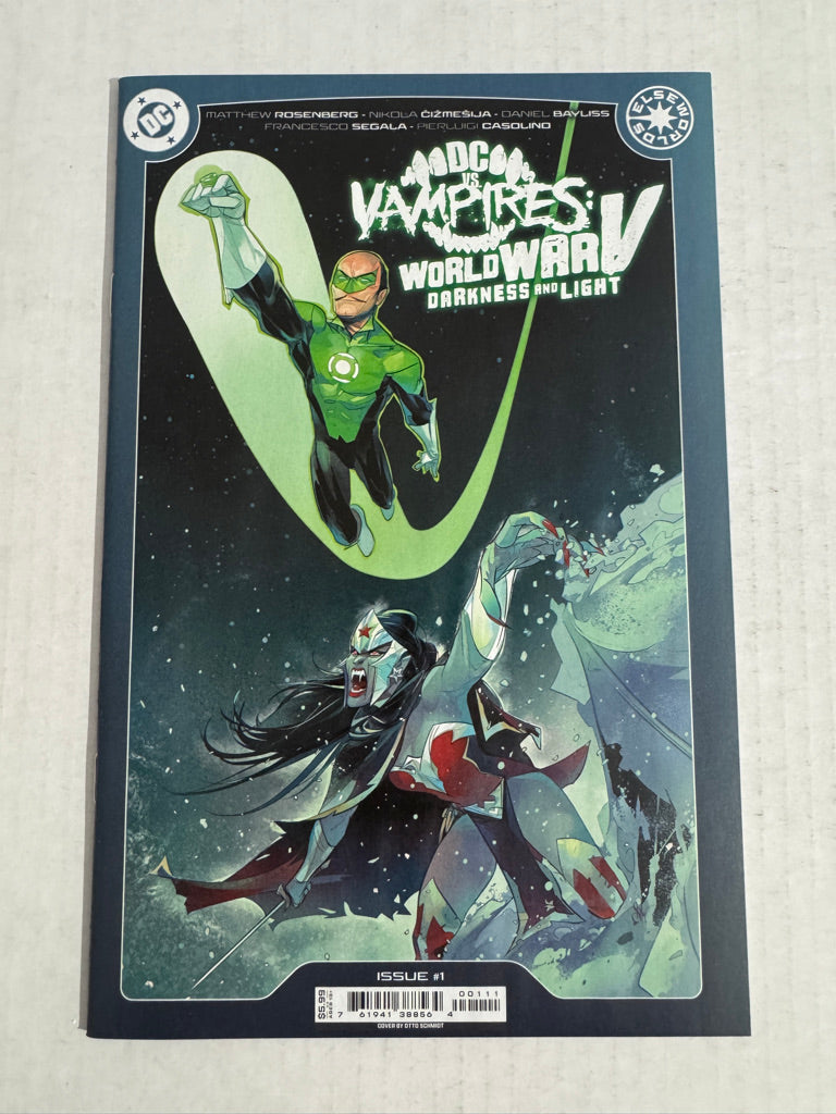 DC VS VAMPIRES World War V Darkness and Light #1 NM Otto Schmidt Cover