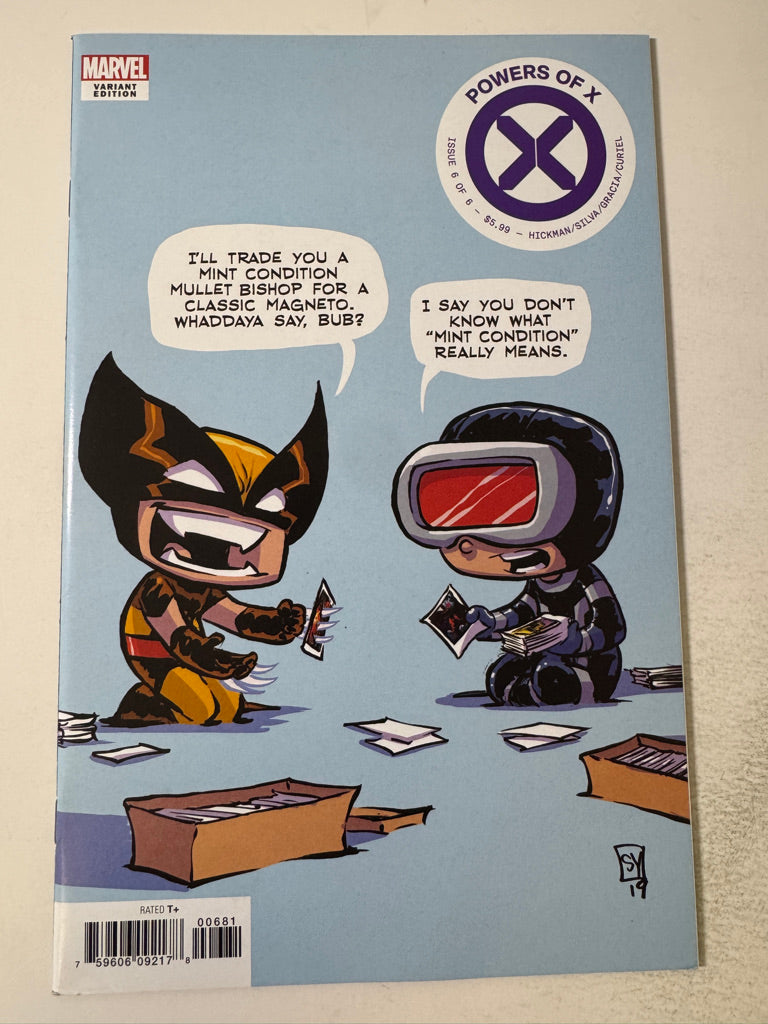 POWERS OF X #6 NM- Skottie Young Variant