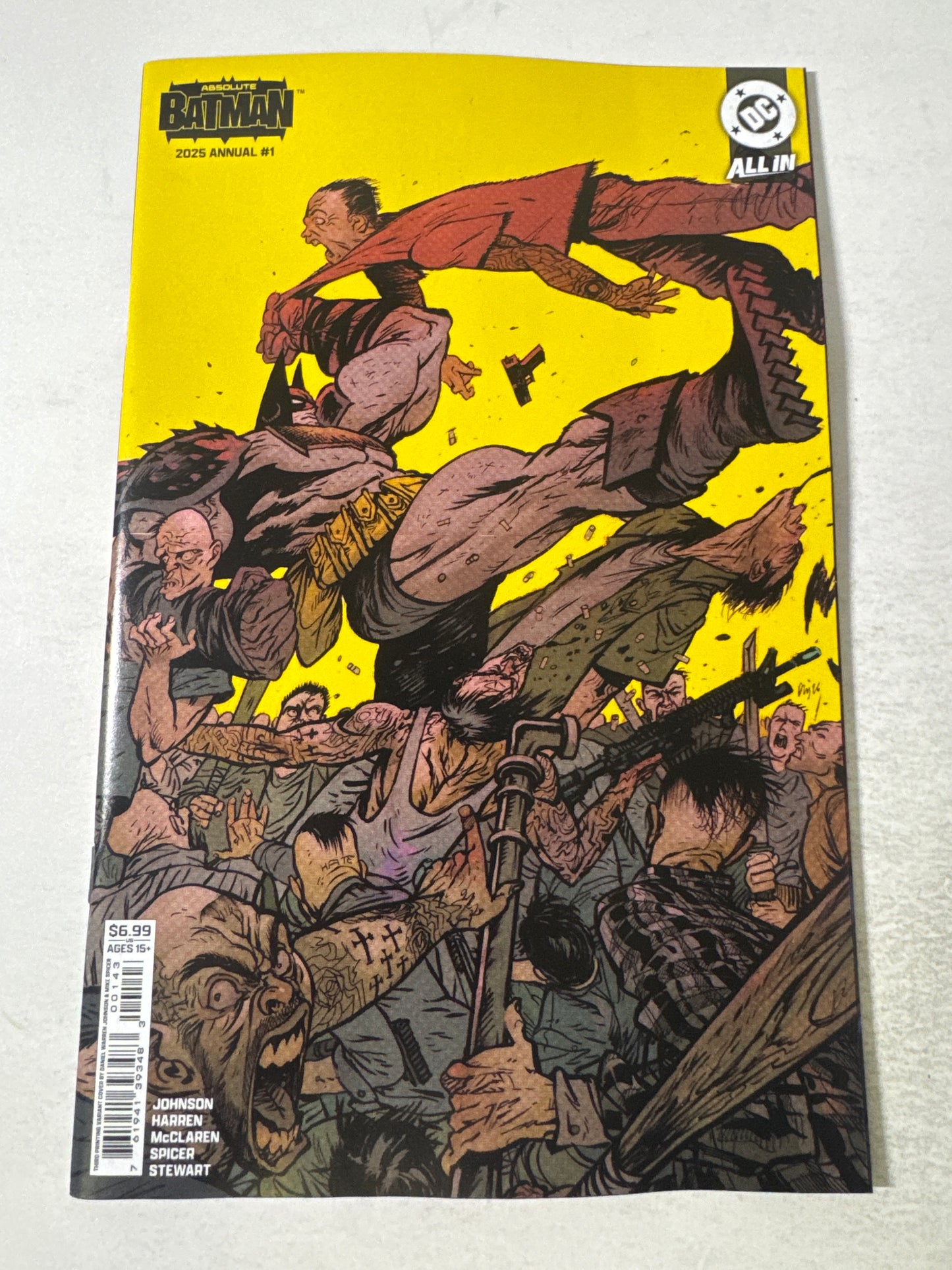 ABSOLUTE BATMAN ANNUAL #1 NM 3rd Print Daniel Warren Johnson Variant