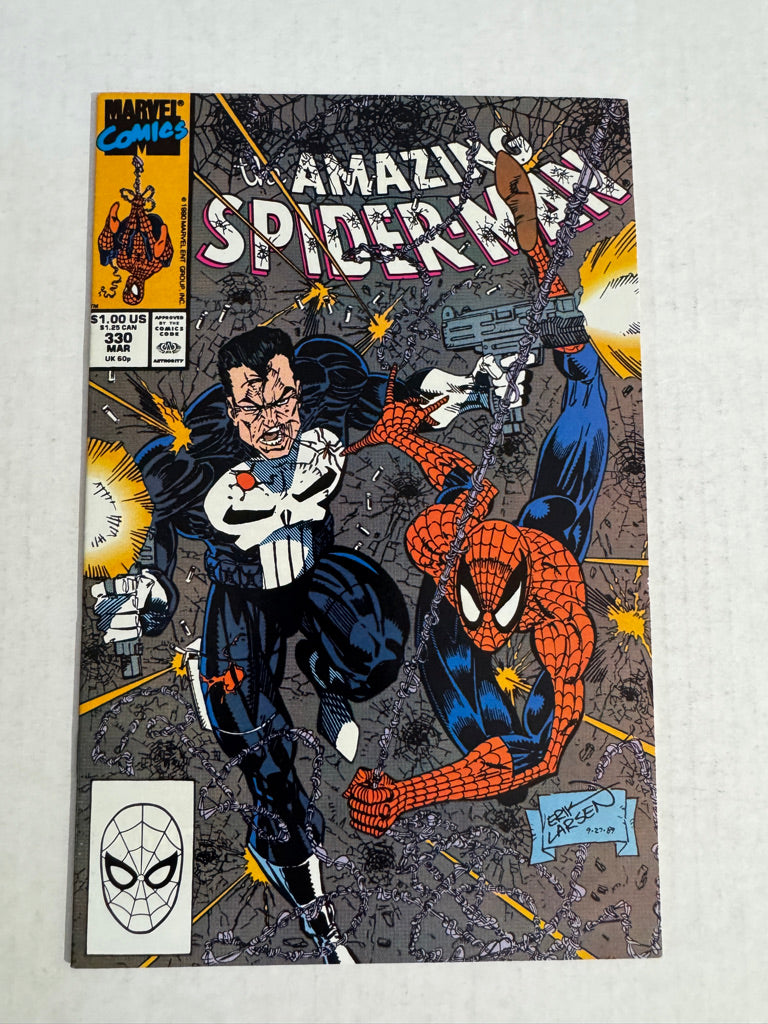 AMAZING SPIDER-MAN #330 Erik Larsen Cover