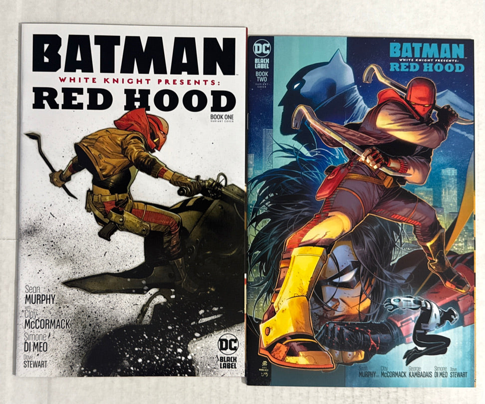 BATMAN WHITE KNIGHT PRESENTS RED HOOD #1-2 NM VARIANT SET