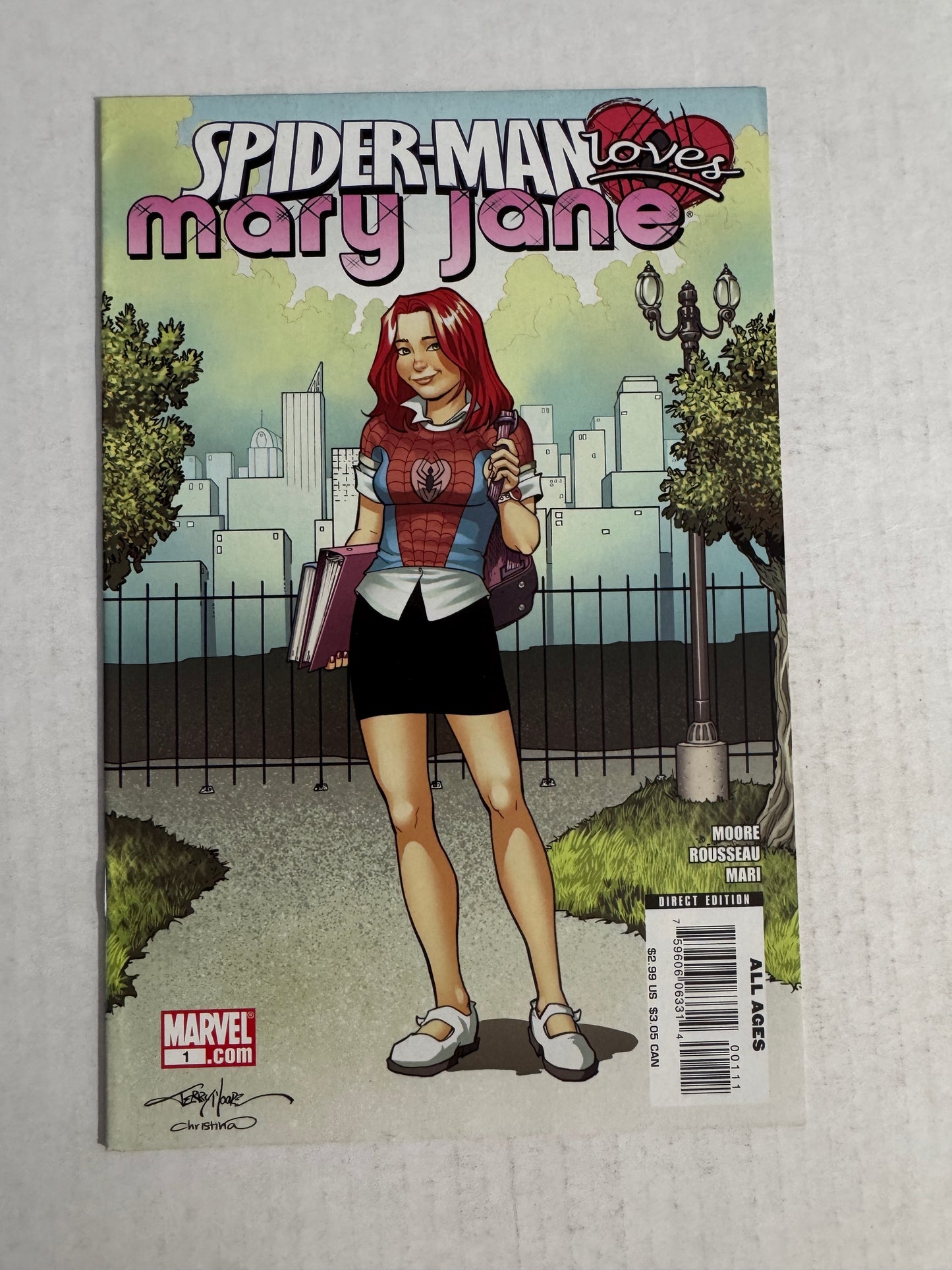 SPIDER-MAN LOVES MARY JANE #1 VF+ Terry Moore Cover