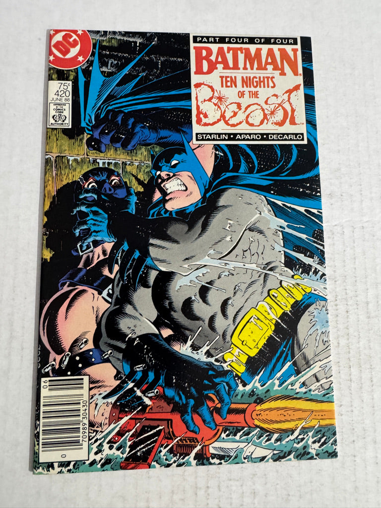 BATMAN #420 VF+ Mike Zeck Cover NEWSSTAND