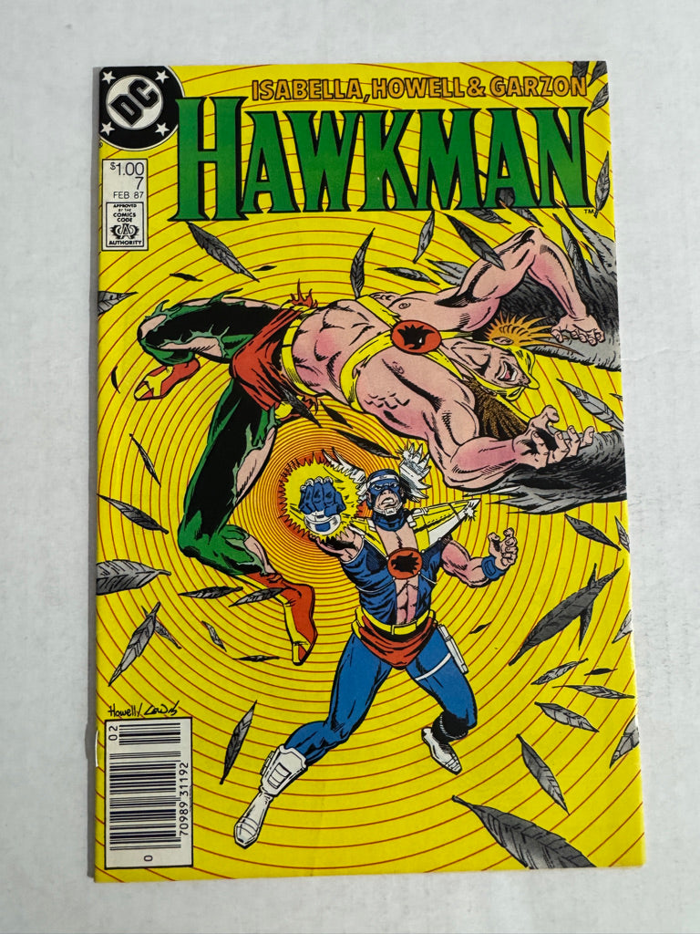 HAWKMAN #7 Vol 2 VF CANADIAN PRICE VARIANT