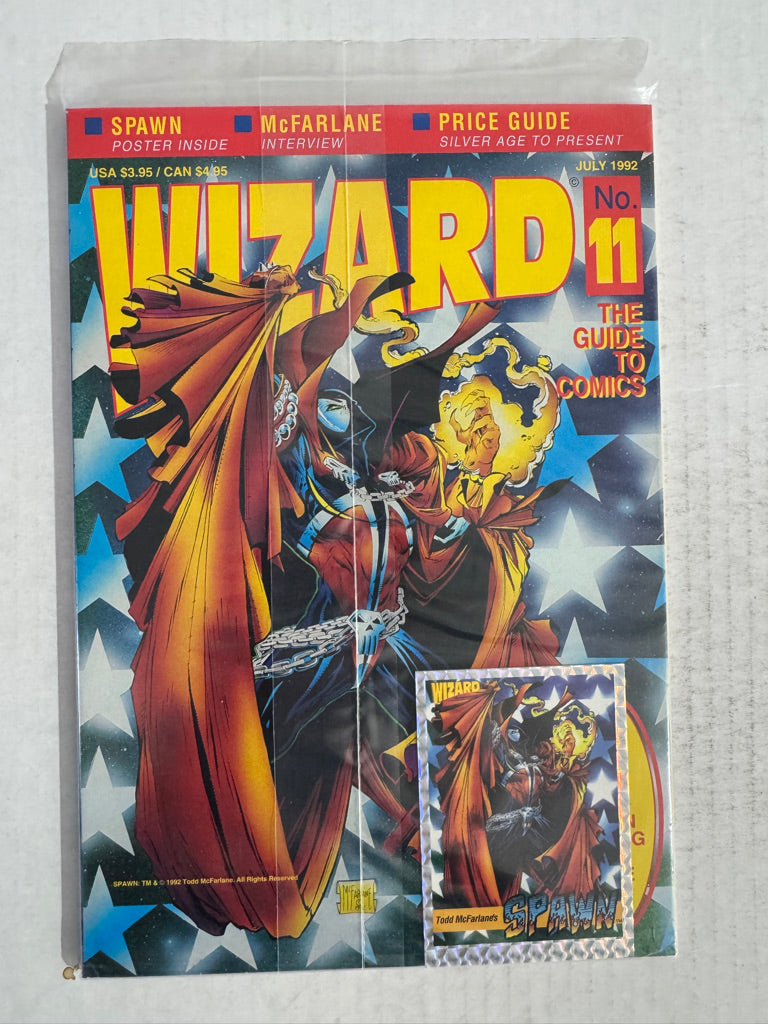 WIZARD MAGAZINE #11 Sealed Todd McFarlane Cover
