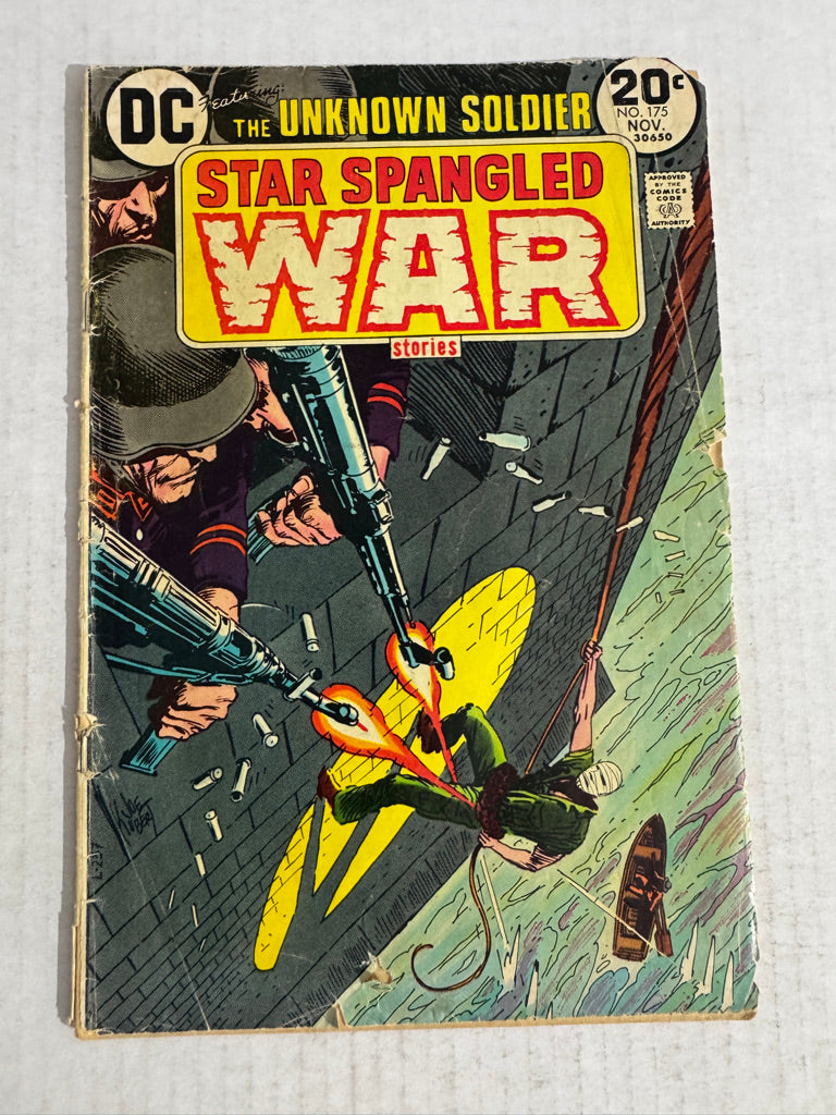 STAR SPANGLED WAR STORIES #175 GD Joe Kubert Cover