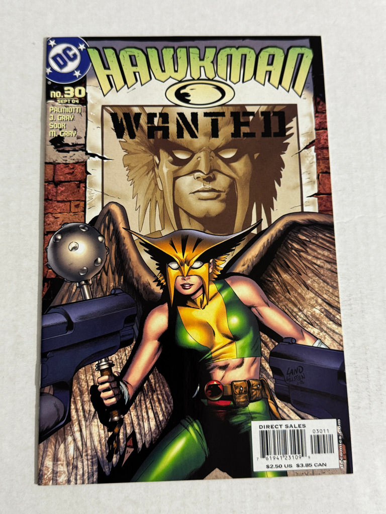HAWKMAN #30 Vol 4 VF/NM Greg Land Cover