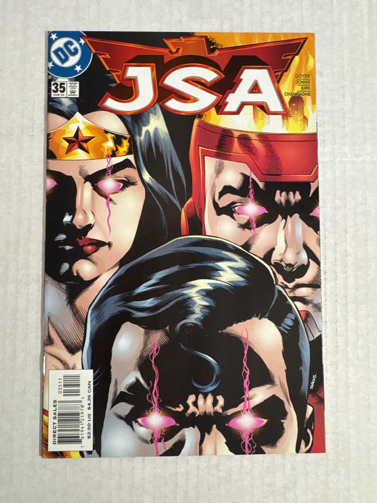 JSA #35 NM Rags Morales Cover