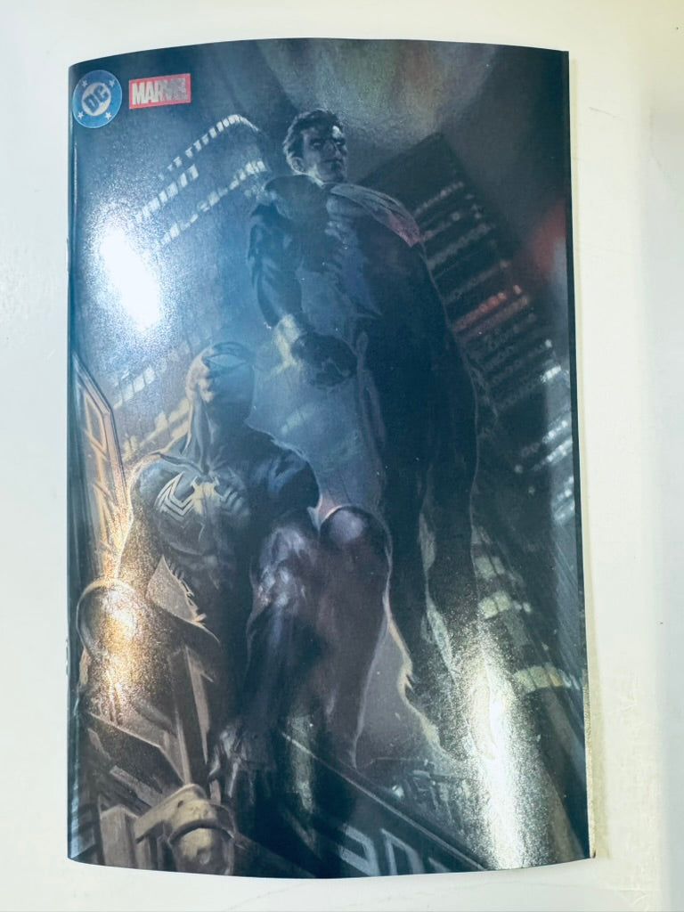 DC / MARVEL: SUPERMAN / SPIDER-MAN #1 NM 2nd Print Gabriele Dell'Otto Foil Virgin Variant