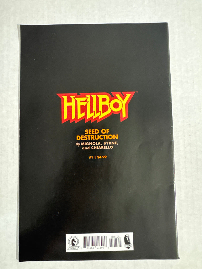 HELLBOY: SEED OF DESTRUCTION #1 FN/VF Facsimile Edition 1:25 Mike Mignola Variant