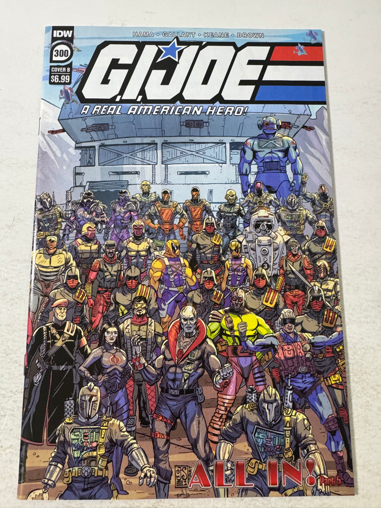 GI JOE A Real American Hero #300 NM B Variant