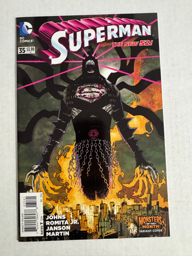 SUPERMAN #35 Vol 3 NM Jason Pearson Monsters of The Month Variant