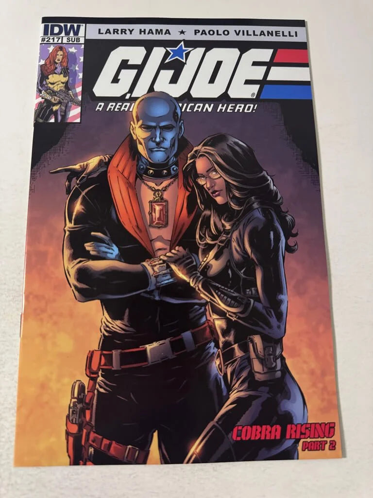 GI JOE A Real American Hero #217 NM SUB Variant