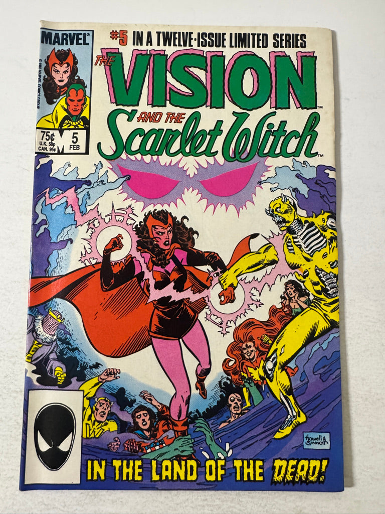 VISION AND THE SCARLET WITCH #5 Vol 2 VF