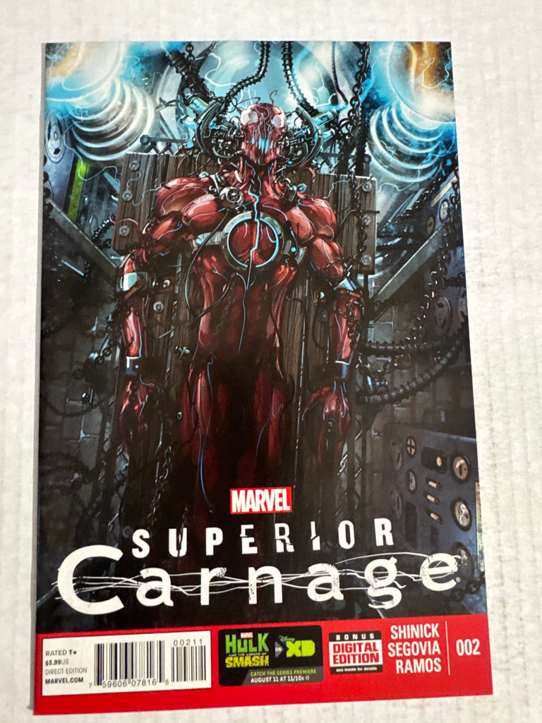 SUPERIOR CARNAGE #2 NM Clayton Crain Cover