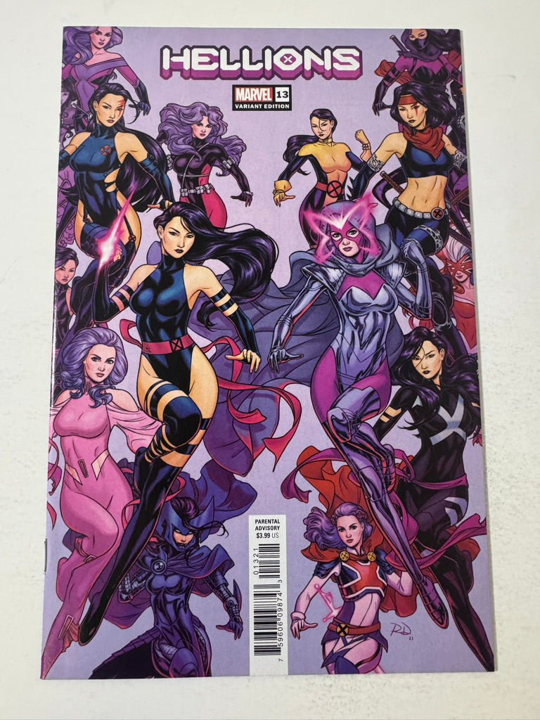 HELLIONS #13 NM 1:20 Dauterman Psylocke Variant