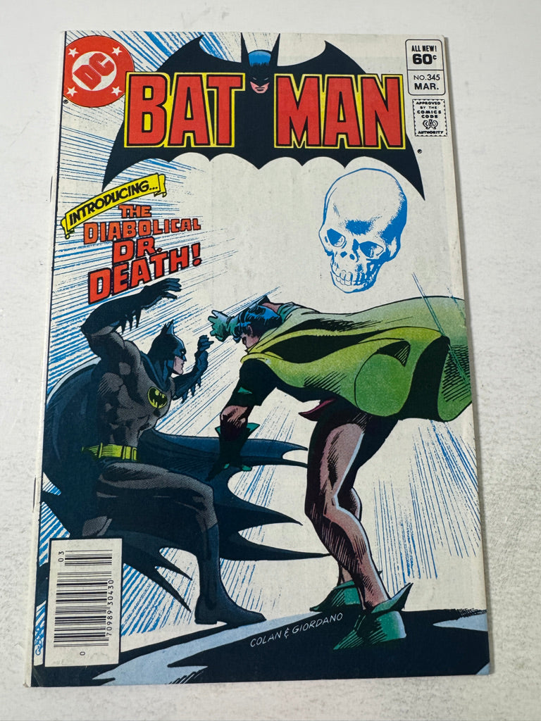 BATMAN #345 FN NEWSSTAND