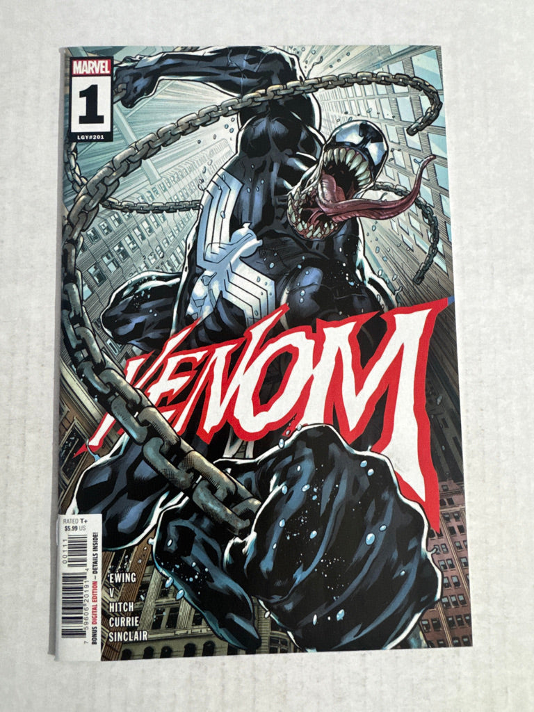 VENOM #1 Vol 5 NM Bryan Hitch Cover 1ST APPEARANCE